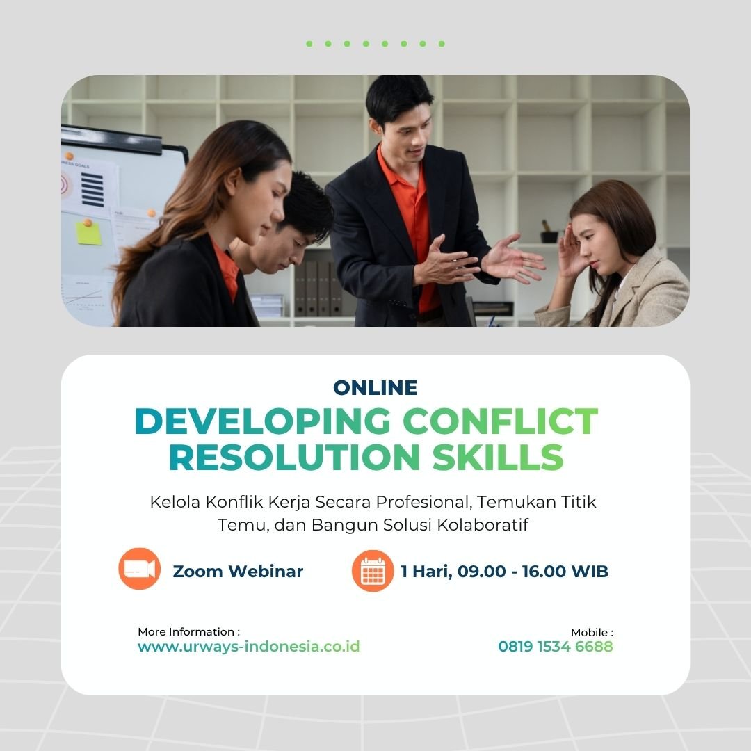Developing Conflict Resolution Skills