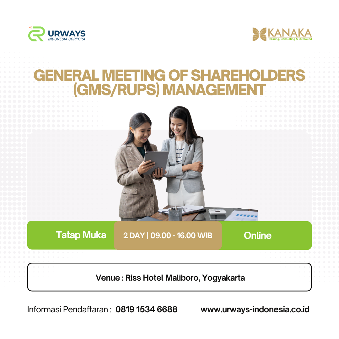 General Meeting of Shareholders (GMS/RUPS) Management