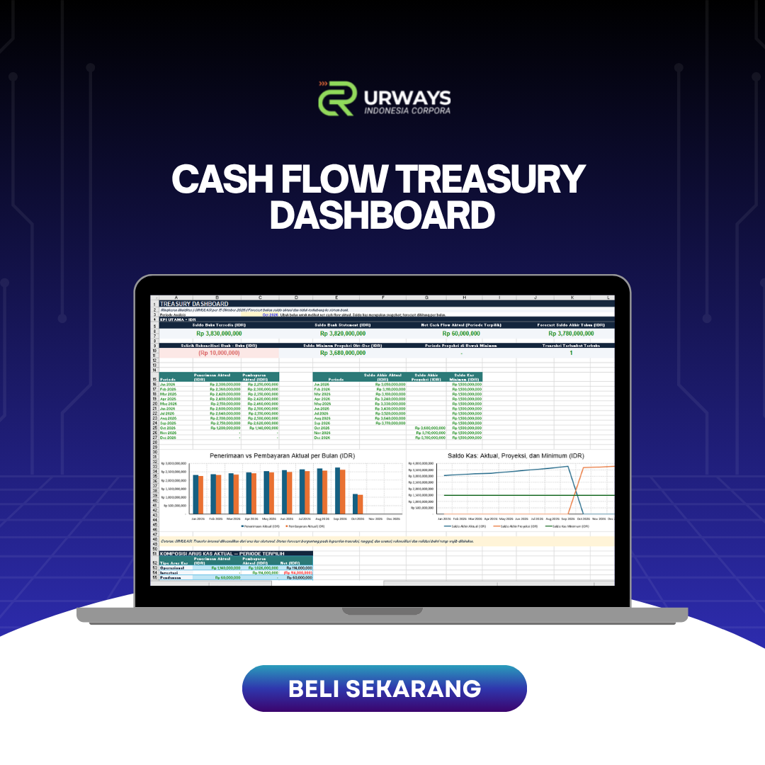 Cash Flow & Treasury Dashboard